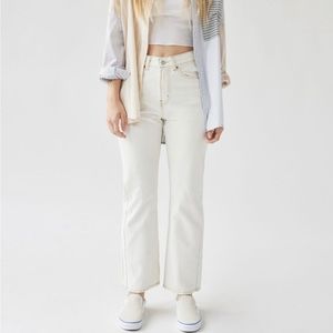 BDG White denim cowboy jean